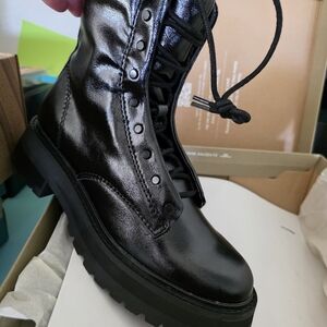 Dolce Vita Black Platform Combat Boots